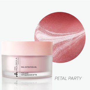 Nails Molekula Gel, 17, Petal party, 15 мл &mdash; гель для нарощення нігтів, пелюсткова вечірка