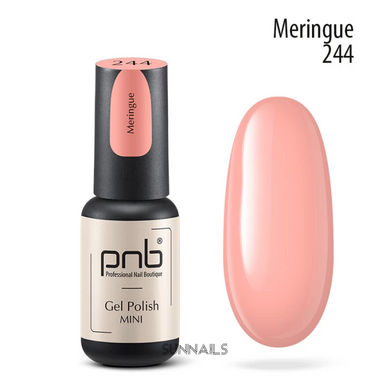 PNB mini gel polish, 244, 4 мл — гель-лак для нігтів