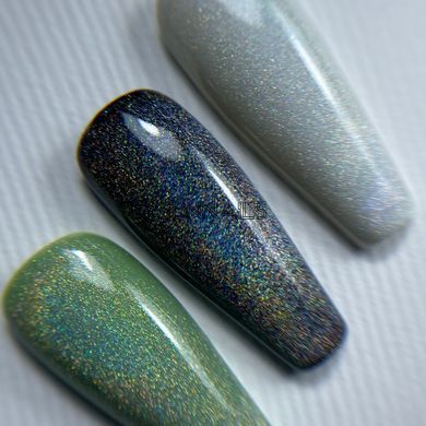 NAILSOFTHENIGHT Holographic Top Cat eye, 10 мл &mdash; голографічний топ для гель-лаку з ефектом котячого ока