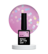 NAILSOFTHEDAY Party base, 01, 10 мл &mdash; база для гель-лаку з голографічними шестигранниками