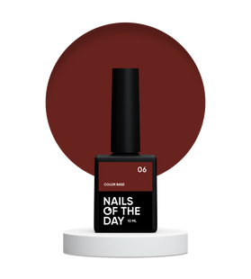 NAILSOFTHEDAY Color base 06, 10 мл &mdash; кольорова база для нігтів