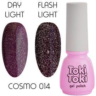 Toki-Toki Gel polish, Cosmo, 14, 5 мл &mdash; світловідбивний гель-лак для нігтів