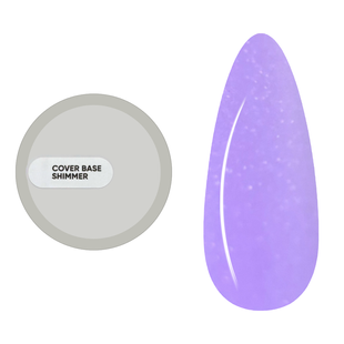SAGA Professional Cover Shimmer Base, 03, 15 мл &mdash; база для гель-лаку камуфлююча з шимером