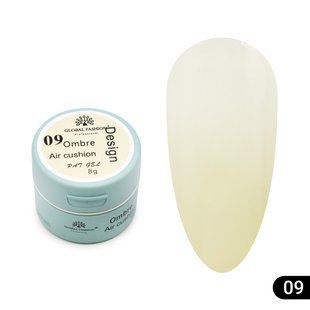 Global Fashion Air Cushion Ombre, 09, 8 г &mdash; гель-фарба кушон для дизайну нігтів