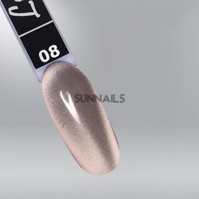 LUXTON Gel Polish Silk Cat №08, 10 мл &mdash; магнітний гель-лак з ефектом "котяче око"