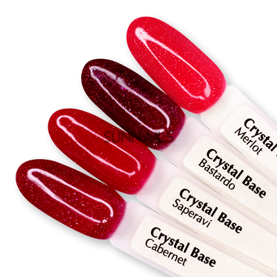 PNB Crystal Base, Cabernet, 8 мл &mdash; світловідбивна база для гель-лаку