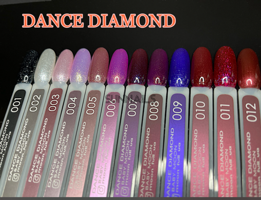 Baby Moon Gel polish Dance Diamond, 10, 6 мл &mdash; гель-лак для нігтів, шоколадно-вишневий із шимером