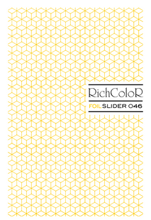 Слайдер-дизайн RichColor FOIL 46, фольгований