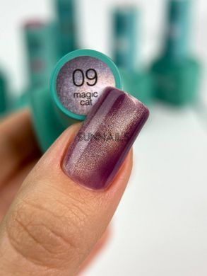 Siller Magic Cat Gel Polish, 09, 8 мл &mdash; гель-лак для нігтів з ефектом котяче око