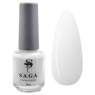 SAGA Professional Stamping paint, sticky, White, 8 мл &mdash; лак для стемпінгу з липким шаром, білий