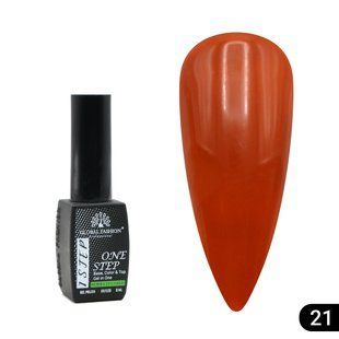 Global Fashion Gel polish One step, 21, 8 мл &mdash; гель-лак для нігтів однофазний, 8 мл