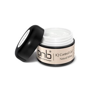 PNB IQ Control Gel, Natural White, 5 мл — гель для нарощення нігтів