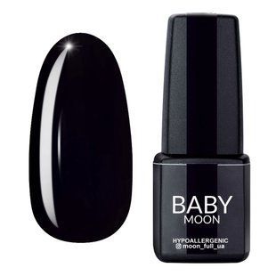 Baby Moon Gel polish Midnight, 07, 6 мл &mdash; гель-лак для нігтів, чорний