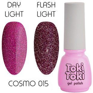 Toki-Toki Gel polish, Cosmo, 15, 5 мл &mdash; світловідбивний гель-лак для нігтів