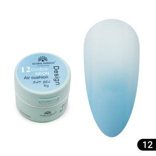 Global Fashion Air Cushion Ombre, 12, 8 г &mdash; гель-фарба кушон для дизайну нігтів