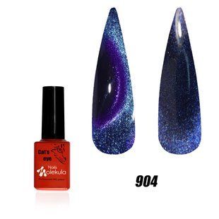 Nails Molekula Gel polish 9D, 904, 6 мл &mdash; гель-лак для нігтів з ефектом котяче око