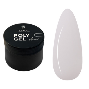 SAGA Professional PolyGel, Clear, 15 мл &mdash; полігель рідкий в баночці