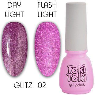 Toki-Toki Gel polish, Glitz, GZ02, 5 мл &mdash; гель-лак для нігтів