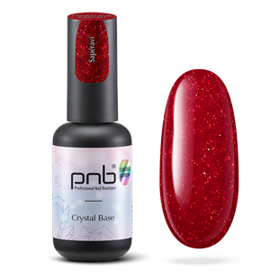 PNB Crystal Base, Saperavi, 8 мл &mdash; світловідбивна база для гель-лаку