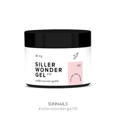 Siller Wonder Gel, 10, 30 мл — гель для нарощення нігтів