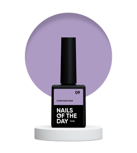 NAILSOFTHEDAY Cover base nude 09, 10 мл &mdash; камуфлююча база для нігтів