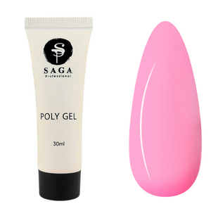 SAGA professional POLY GEL NEW, 05, 30 мл &mdash; полігель для нарощення нігтів