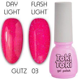 Toki-Toki Gel polish, Glitz, GZ03, 5 мл &mdash; гель-лак для нігтів