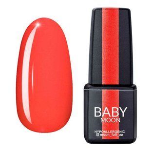 Baby Moon Gel polish Perfect Neon, 05, 6 мл &mdash; гель-лак для нігтів, світлий корал