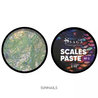 SAGA Scales paste, 03, 5 мл — рельєфна гель-паста для дизайну нігтів