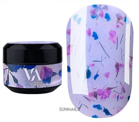 Valeri Flower Garden Gel 02, 5 мл — гель для дизайну із сухоцвітами