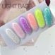 SAGA Professional Light Base, 06, 9 мл &mdash; база для гель-лаку з опаловими шестигранниками
