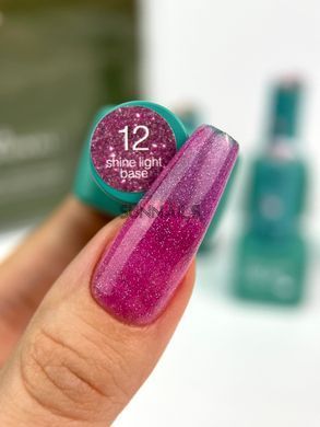 Siller Shine Light Base, 12, 8 мл &mdash; світловідбиваюча база для гель-лаку
