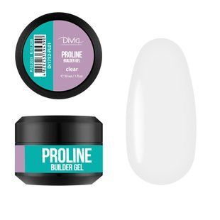 Divia ProLine Builder Gel, PL01-Clear, 5 мл &mdash; гель для нарощення нігтів