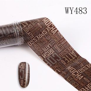 Фольга для дизайну нігтів WY483