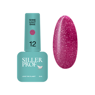 Siller Shine Light Base, 12, 8 мл &mdash; світловідбиваюча база для гель-лаку