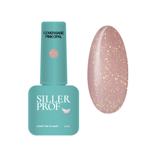 Siller Cover Base Pink Opal, 8 мл &mdash; база для гель-лаку рожева опал