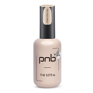 PNB Protect Glow Top, 17 мл — глянцевий топ для гель-лаку