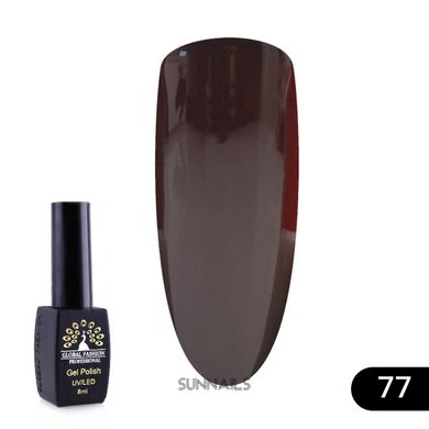 Global Fashion London gel polish, 077, 8 мл — гель-лак для нігтів