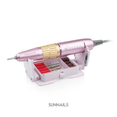 Фрезер для манікюру та педикюру BUCOS Nail Drill X3 Pro, 65W, 35000 об/хв, LIGHT PINK