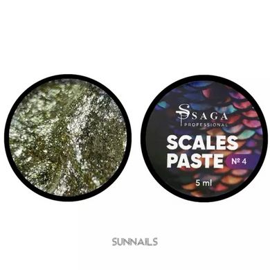 SAGA Scales paste, 04, 5 мл — рельєфна гель-паста для дизайну нігтів