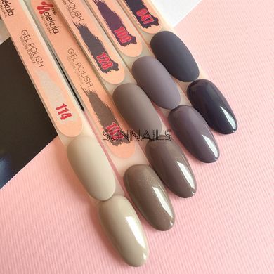 Nails Molekula Gel polish 100, 6 мл &mdash; гель-лак для нігтів, антрацитовий