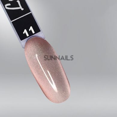 LUXTON Gel Polish Silk Cat №11, 10 мл &mdash; магнітний гель-лак з ефектом "котяче око"