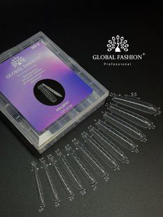 Global Fashion Верхні форми для нарощення Top forms №3, квадрат, 120 шт