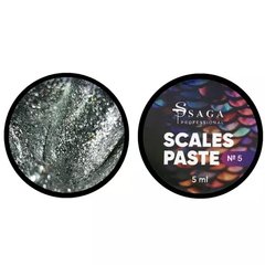 SAGA Scales paste, 05, 5 мл — рельєфна гель-паста для дизайну нігтів