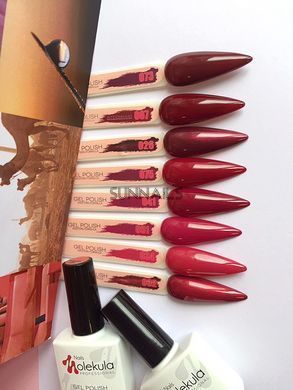 Nails Molekula Gel polish 051, 6 мл &mdash; гель-лак для нігтів, ягідно-малиновий