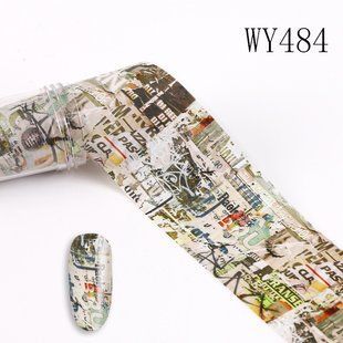 Фольга для дизайну нігтів WY484