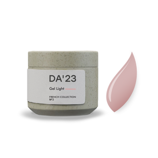 DA&rsquo;23 Gel Light French collection №3, 15 мл &mdash; гель для укріплення нігтів
