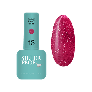 Siller Shine Light Base, 13, 8 мл &mdash; світловідбиваюча база для гель-лаку
