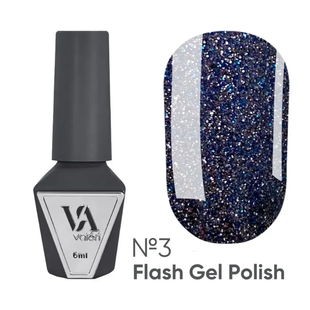 NEW Valeri Flash gel polish, 03, 6 мл &mdash; світловідбивний гель-лак