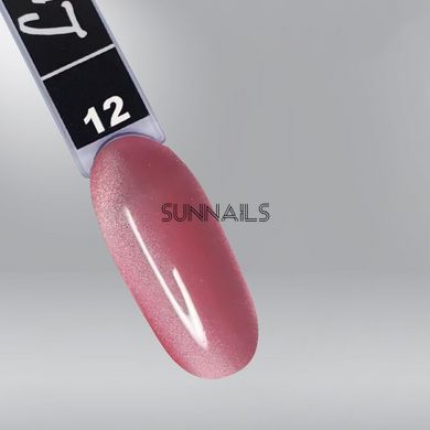 LUXTON Gel Polish Silk Cat №12, 10 мл &mdash; магнітний гель-лак з ефектом "котяче око"